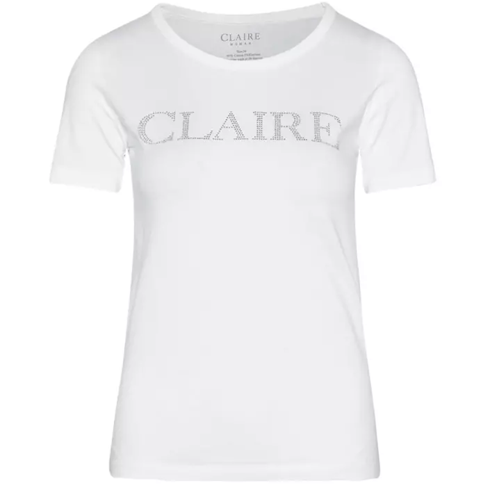 Claire Woman Alanis dame T-shirt, Hvid, large image number 0