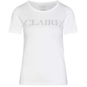 Claire Woman Alanis Damen T-Shirt, Weiß