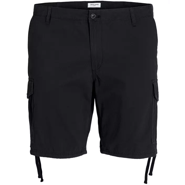 Jack & Jones Plus JPSTMARLEY cargo shorts, Black, large image number 0