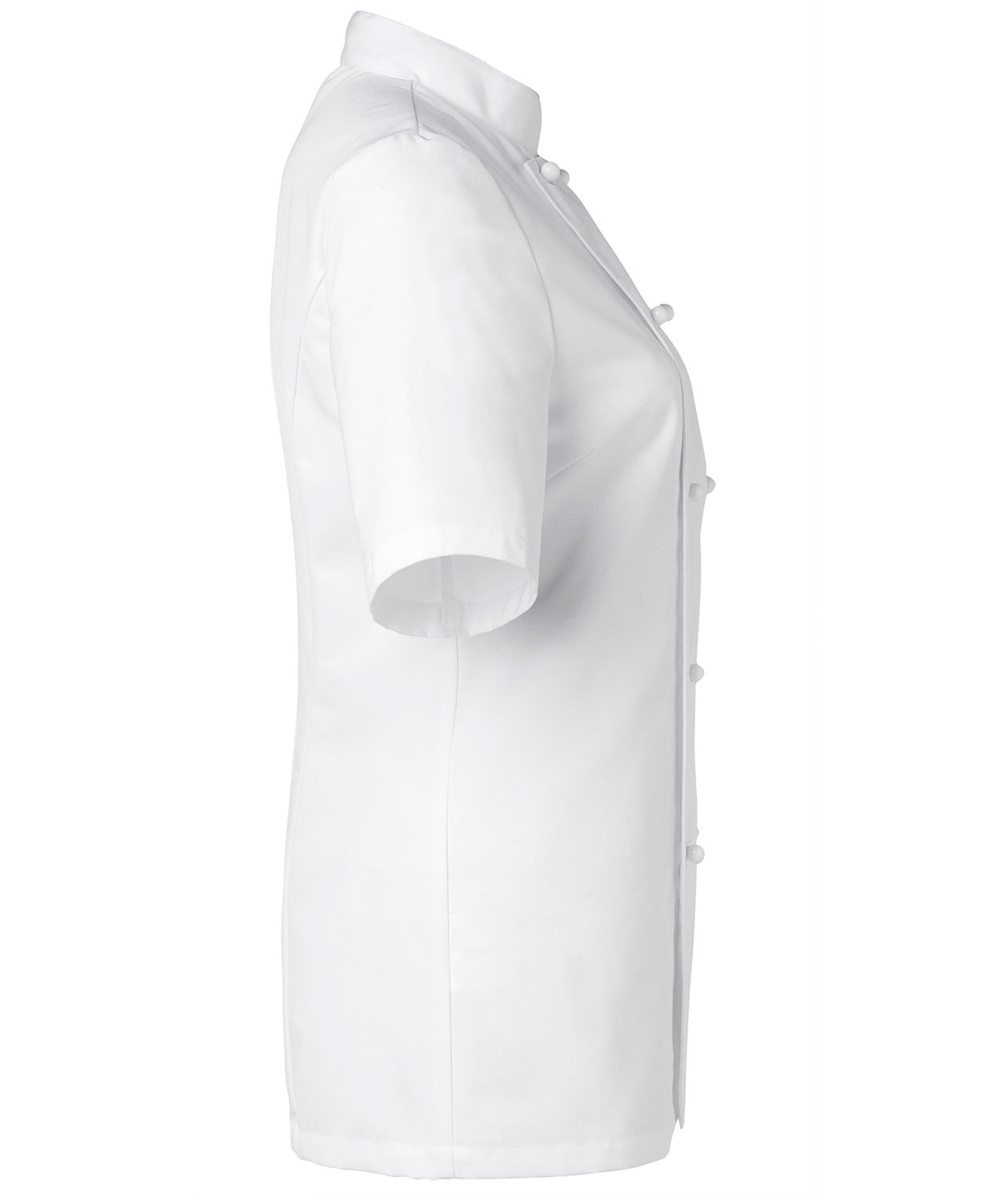 Segers women's short sleeved chefs jacket, White, large image number 3