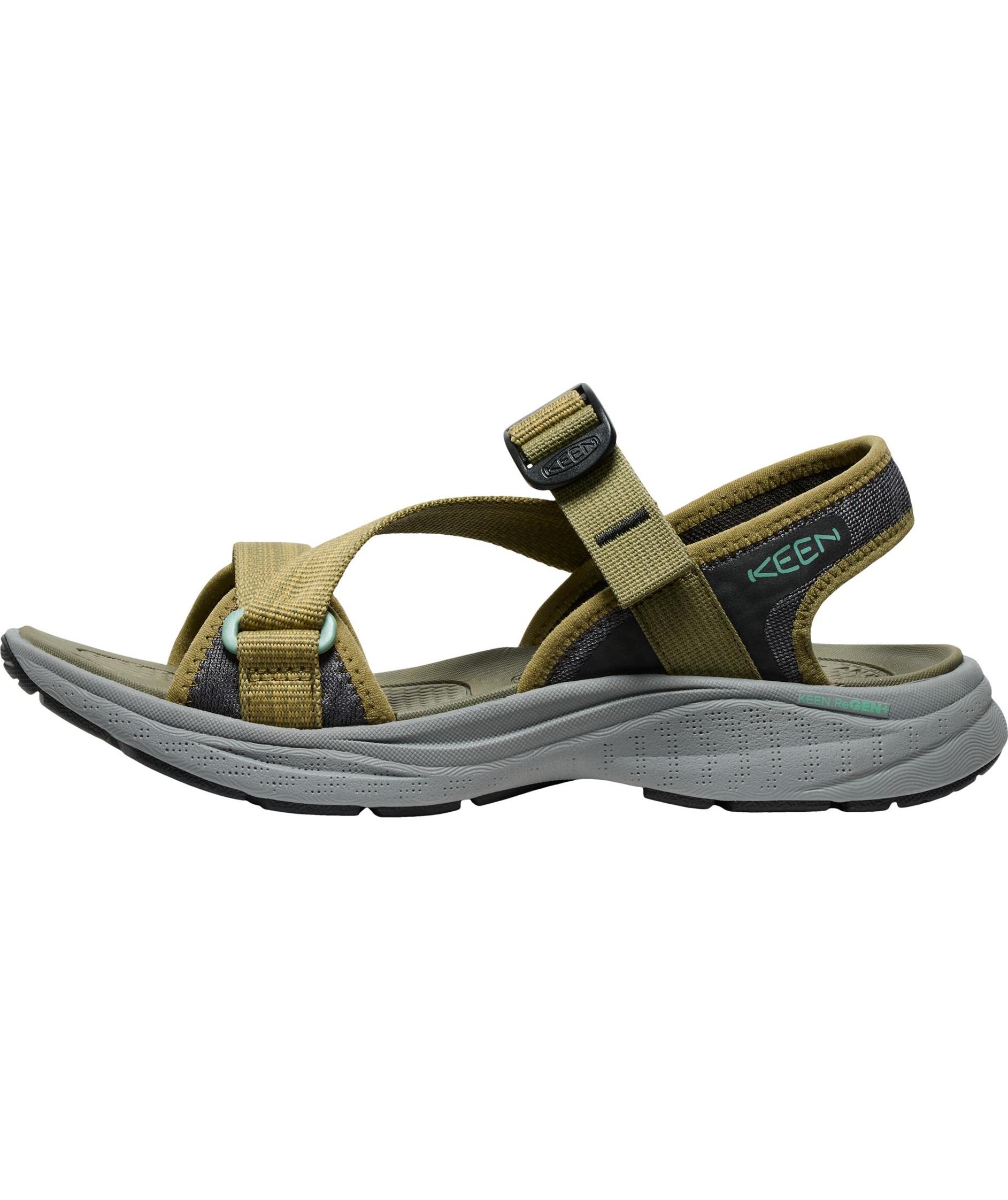 Keen Leiki OT women's sandals, Martini olive/granite green, large image number 1