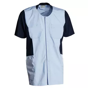 Nybo Workwear Sporty Mix kortermet skjorte, Lyseblå