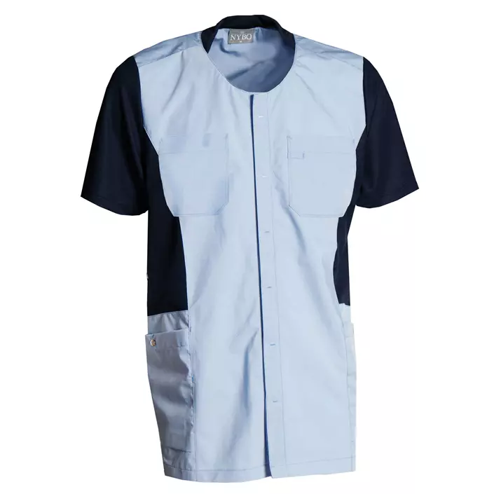 Nybo Workwear Sporty Mix kortärmad skjorta, Ljus Blå, large image number 0