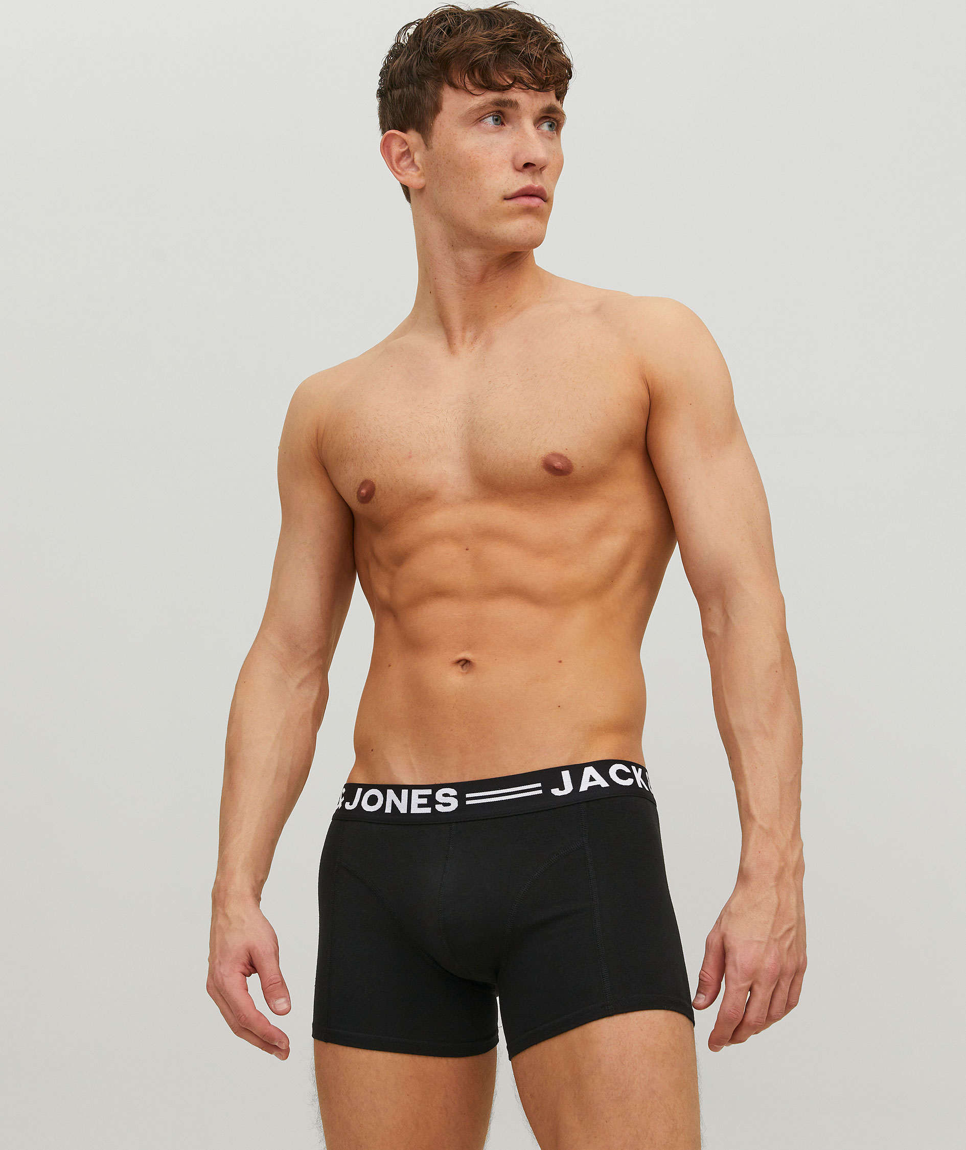 Jack & Jones Sense 3-pack boksershorts, Svart, large image number 5