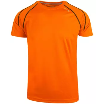 Blue Rebel Fox T-shirt, Safety orange