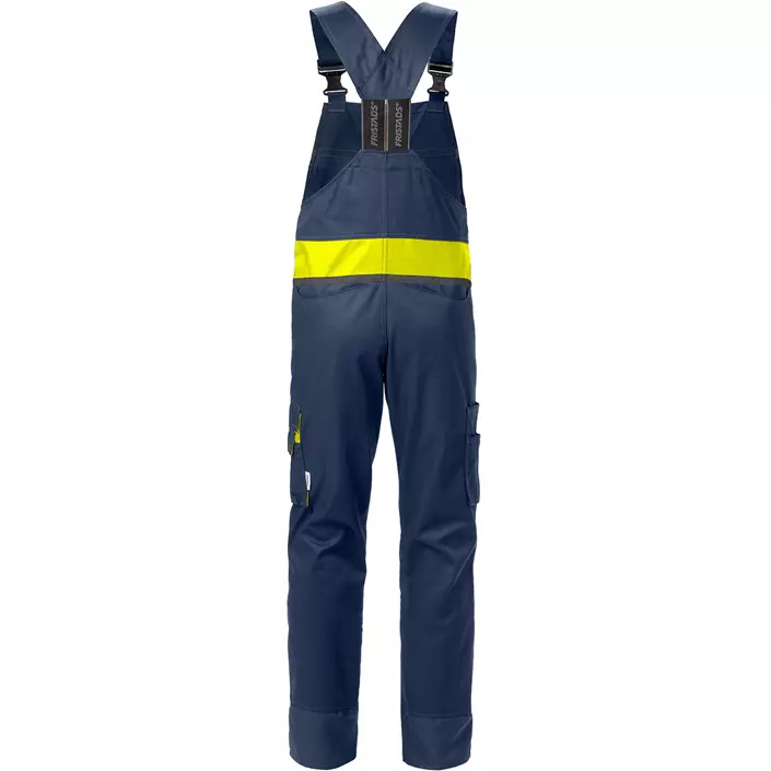 Fristads selebukse 1555, Marine/Hi-Vis gul, large image number 1