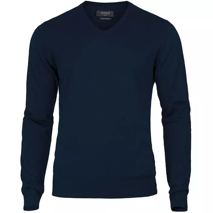 Nimbus Ashbury stickad tröja med merinoull, Navy, large image number 0