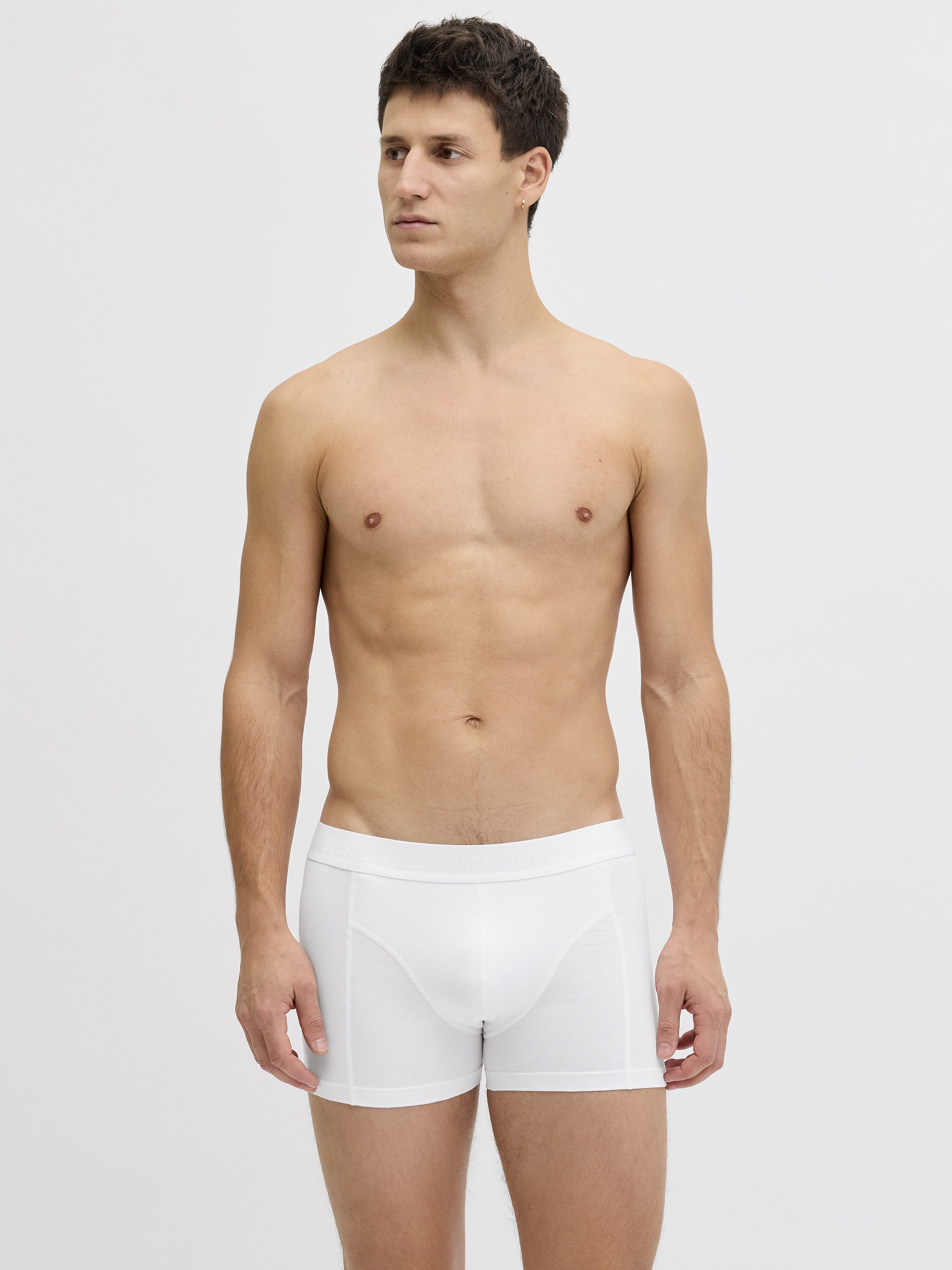 Jack & Jones JACWAISTBAND 3-pack boksershorts, White, large image number 4