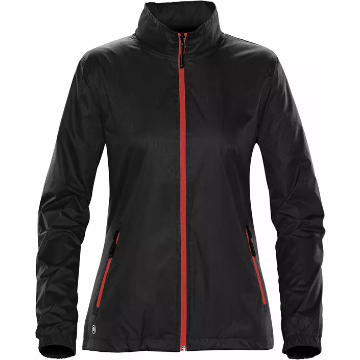 Stormtech Axis women's shell jacket, Black/Red, large image number 0