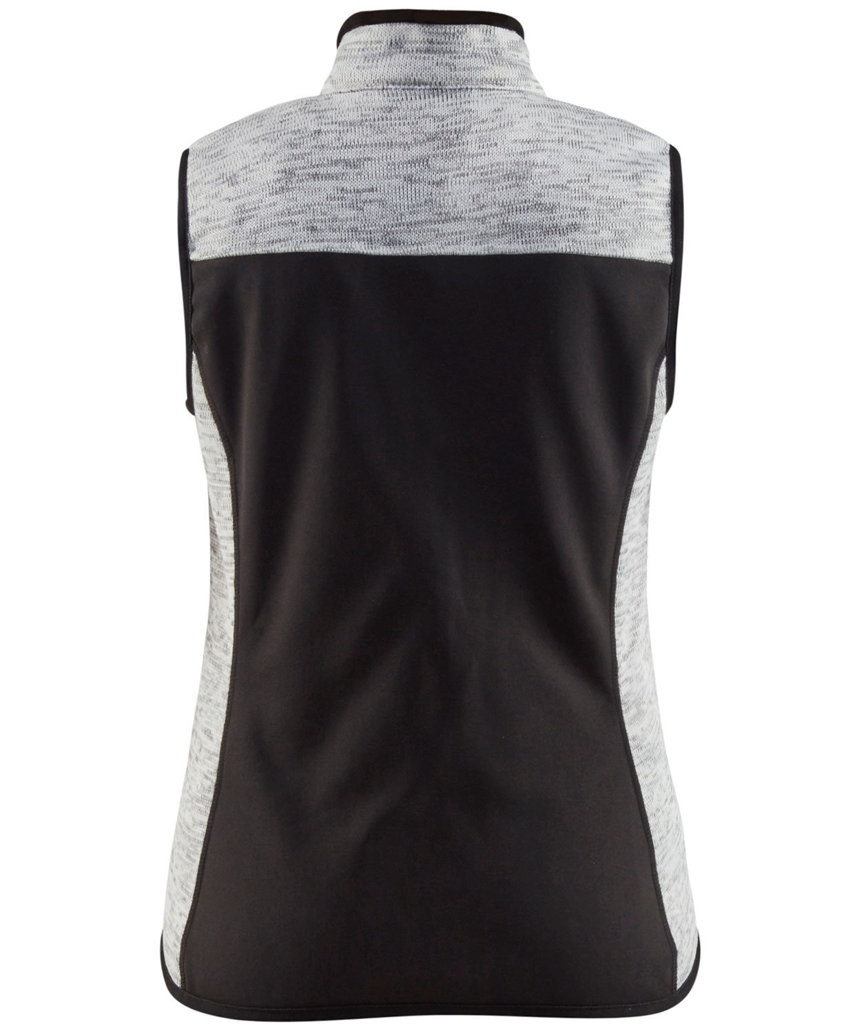 Bl&aring;kl&auml;der knit women's vest, Grey Melange/Red, large image number 1