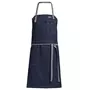 Kentaur Raw bib apron with pockets, Sailorblue