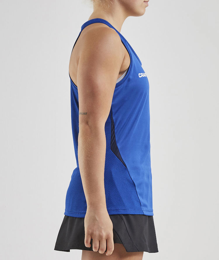 Craft Pro Control Impact Damen Tank Top, Navy/Club cobolt, large image number 3