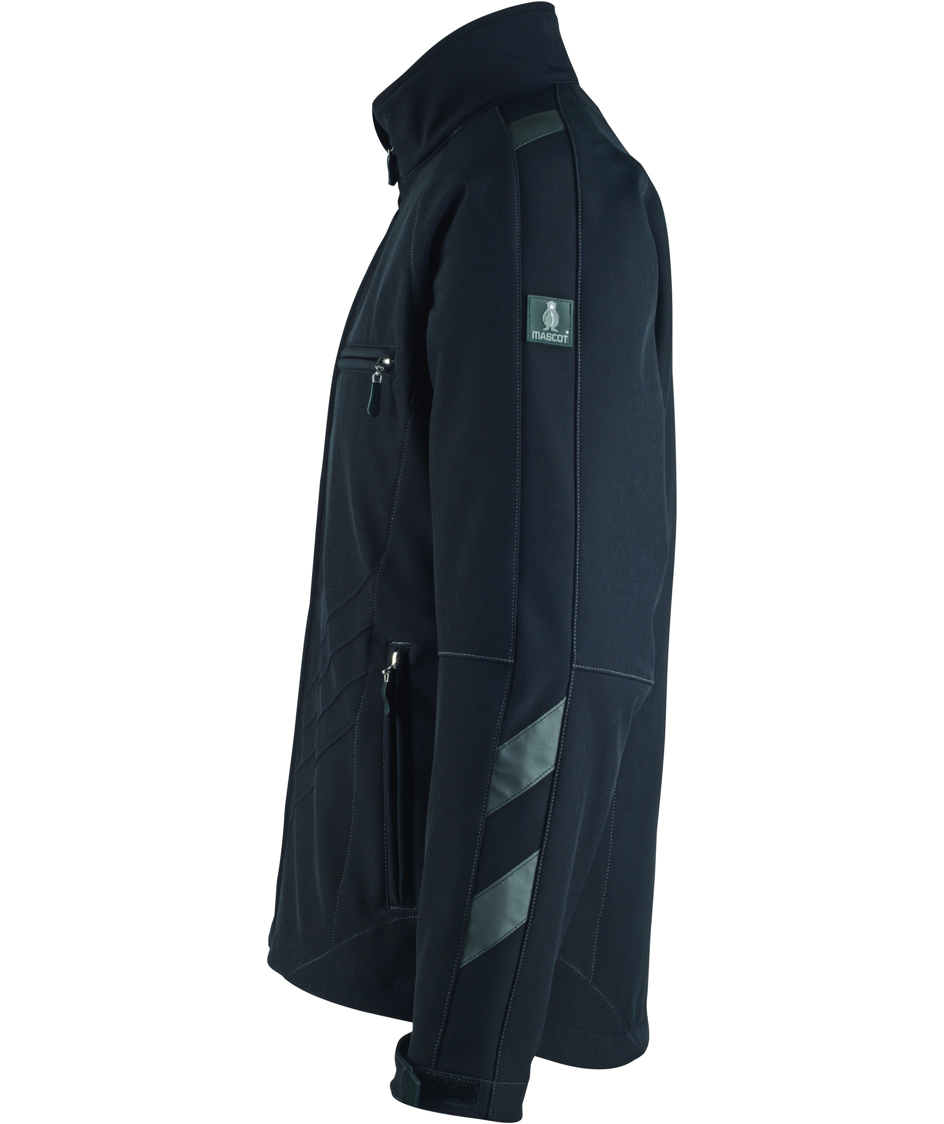 Mascot Unique Dresden softshell jacket, Black, large image number 3