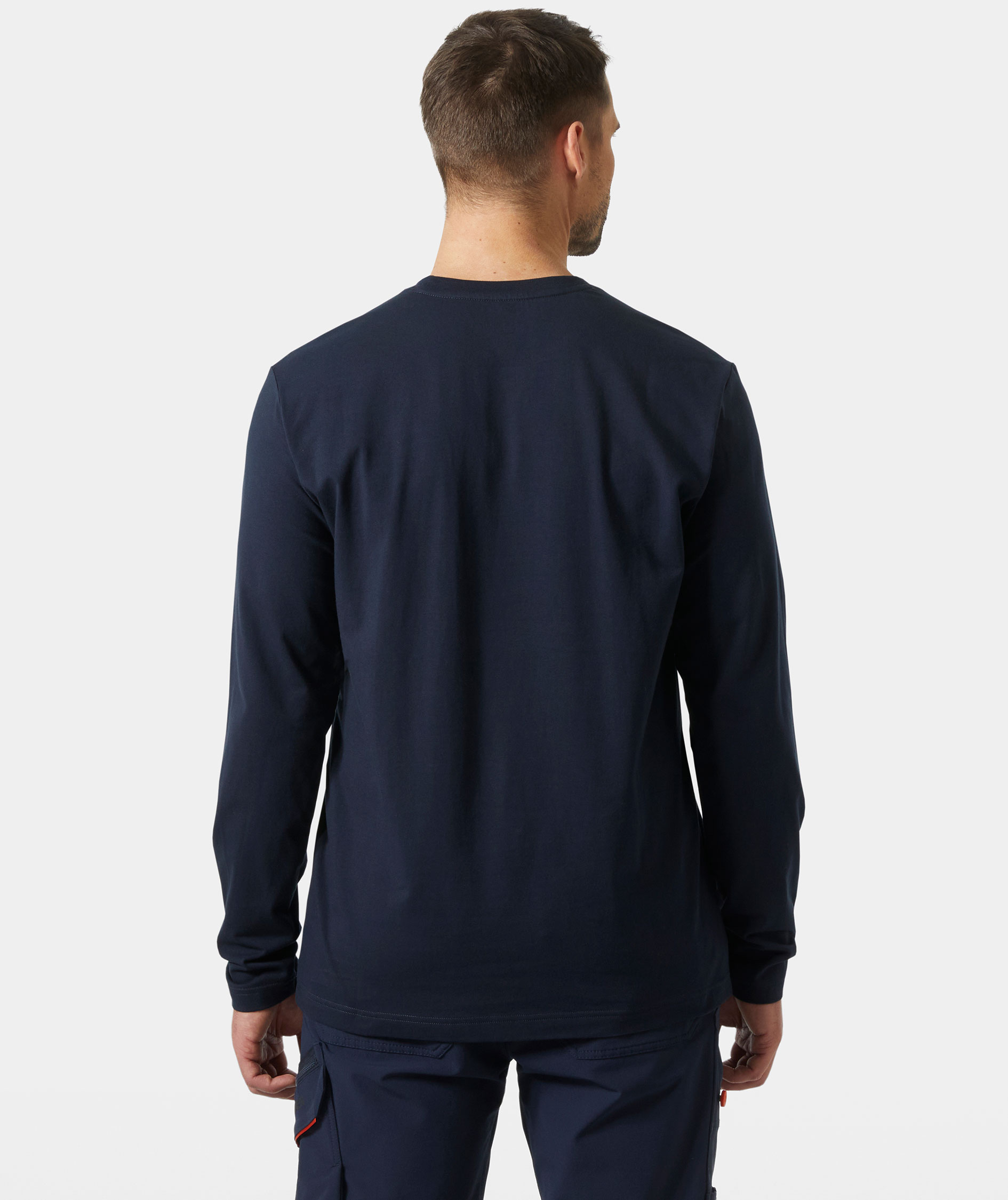 Helly Hansen Kensington l&aring;ng&auml;rmad T-shirt, Navy, large image number 3