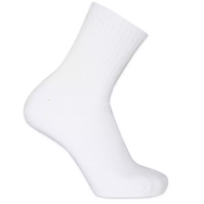 Klazig Full Terry Tennis sokker, Hvit, large image number 0