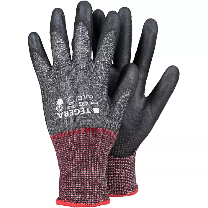 Tegera 435 skærehæmmende handsker Cut C, Sort/Grå, large image number 0