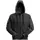 Snickers hoodie 2801, Black, Black, swatch