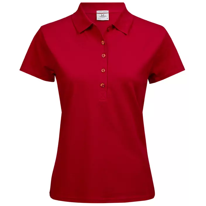 Tee Jays Luxury stretch women's polo T-shirt, Red, large image number 0