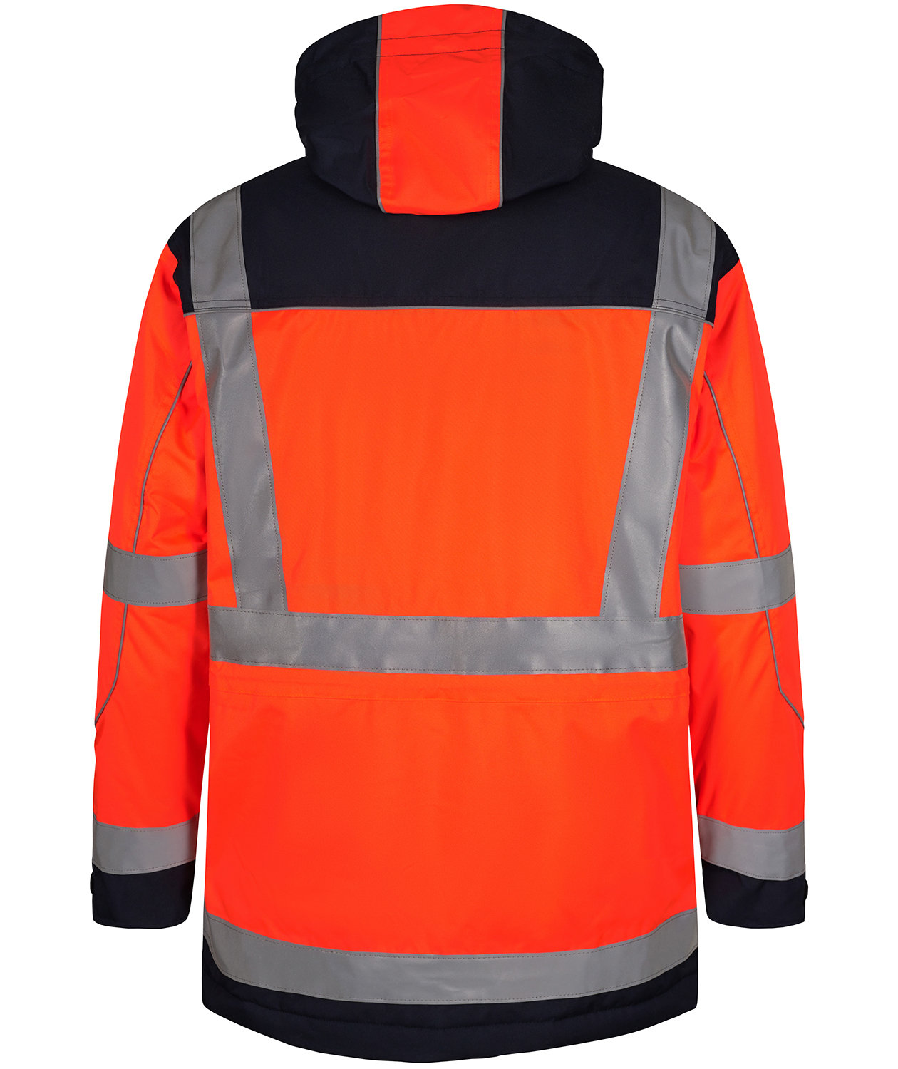 Engel parkas, Varsel Orange/Marinbl&aring;
