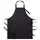 Segers 4574 Latzschürze, Schwarz, Schwarz, swatch