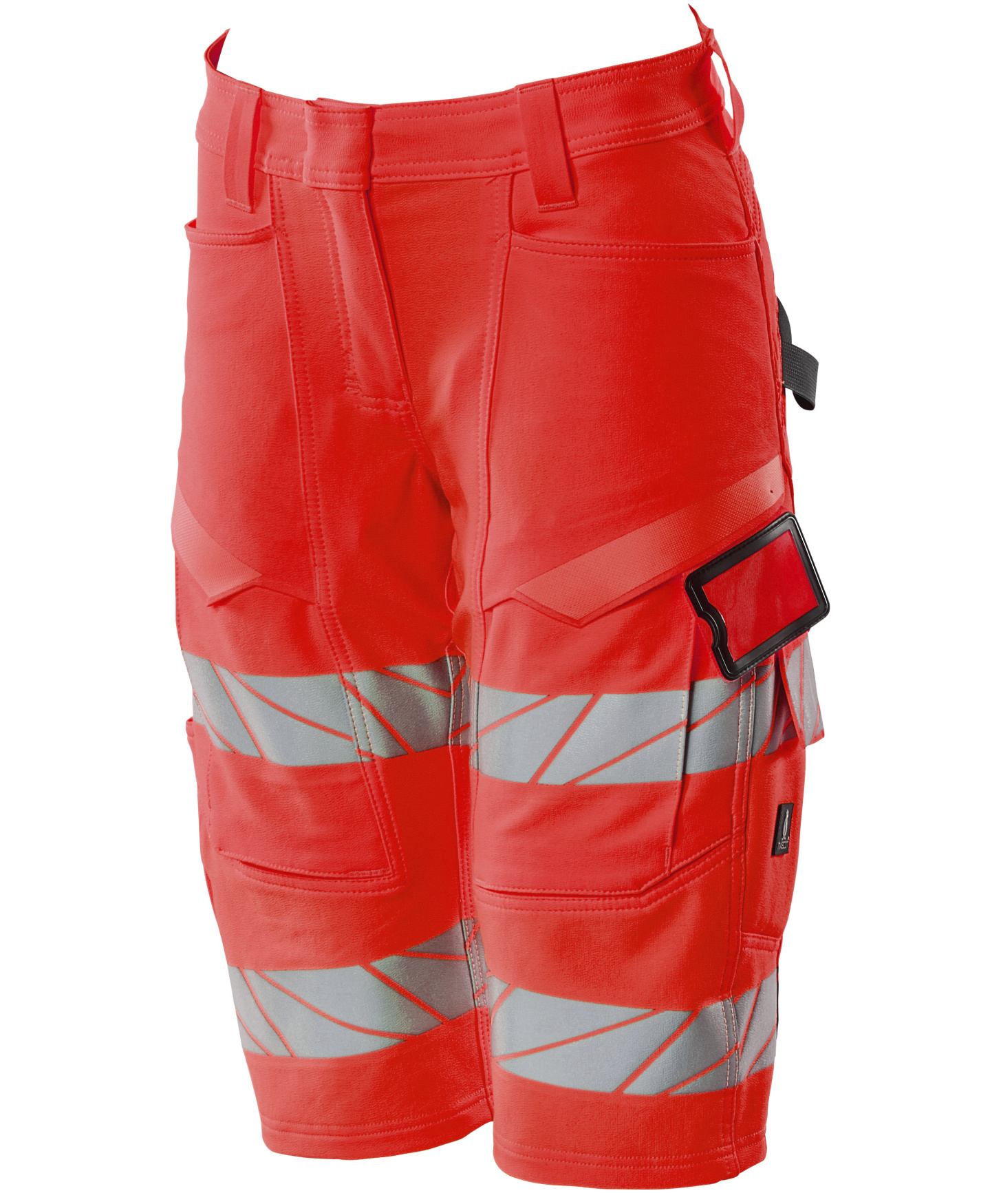 Mascot Accelerate Safe diamond fit women's shorts full stretch, Hi-Vis Red, large image number 2