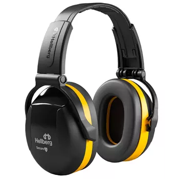 Hellberg Secure 2 foldable ear defenders, Black/Yellow