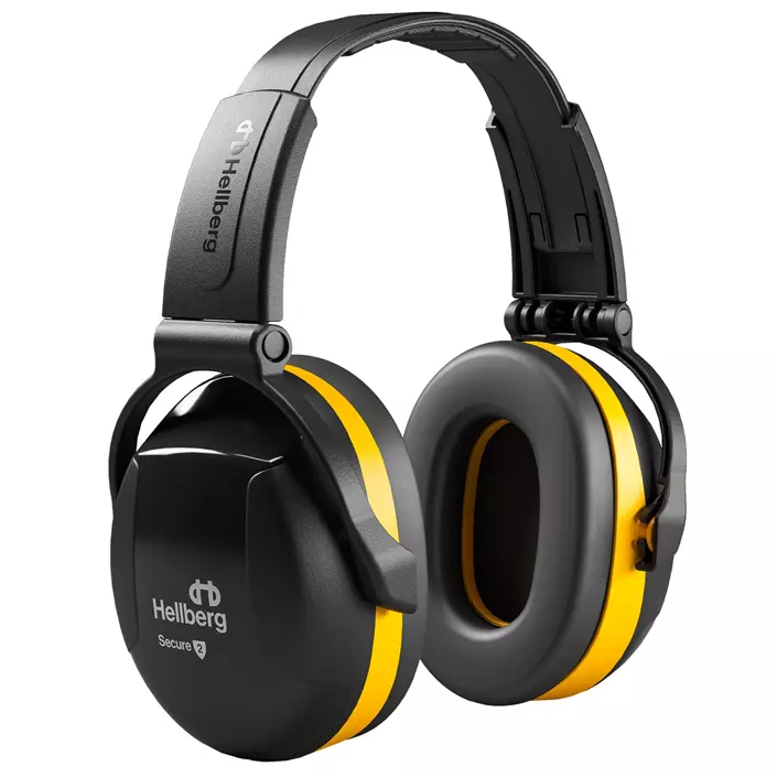 Hellberg Secure 2 foldable ear defenders, Black/Yellow, Black/Yellow, large image number 0