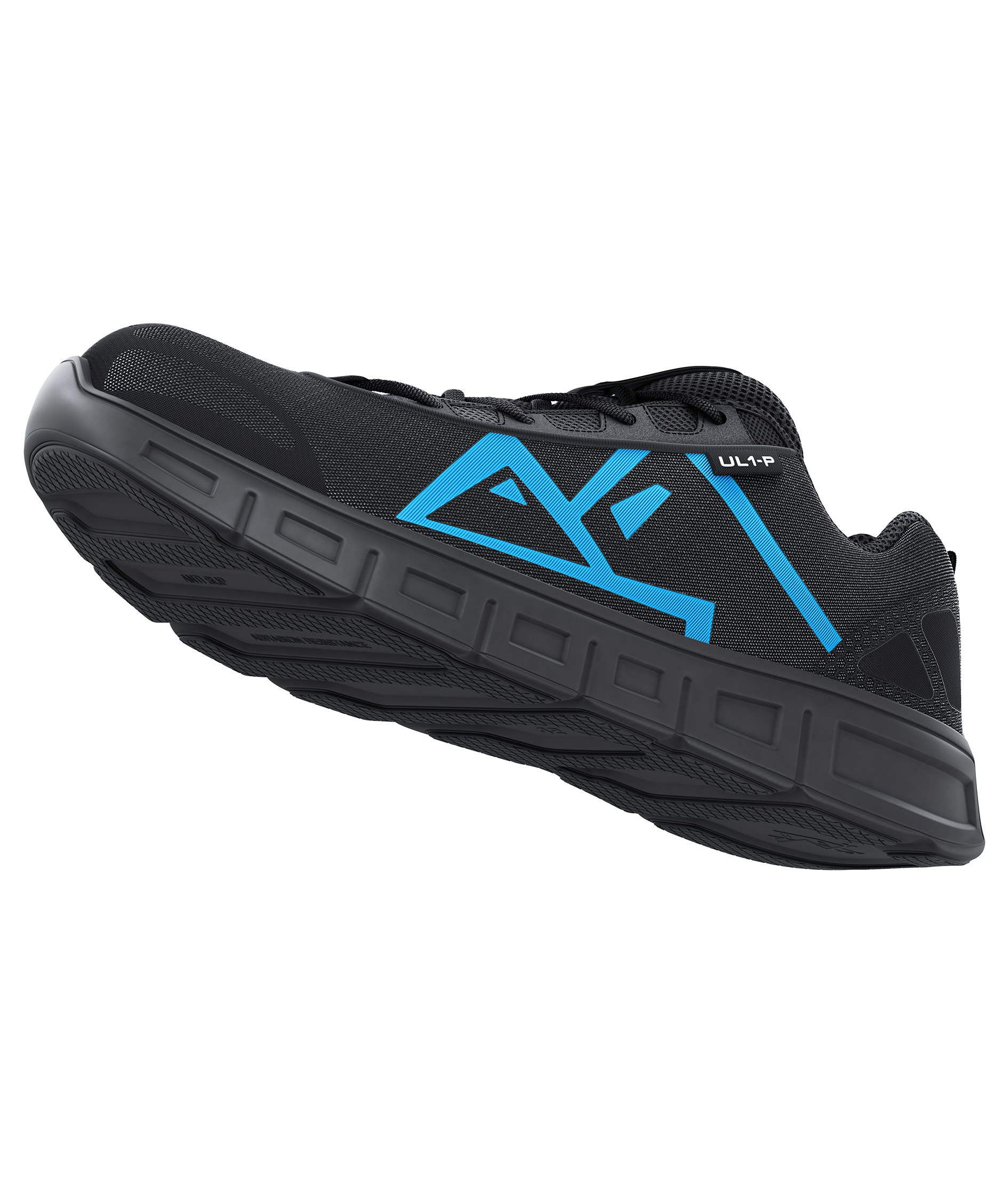Airtox UL1P safety shoes SB P, Black/Blue, Black/Blue, large image number 2