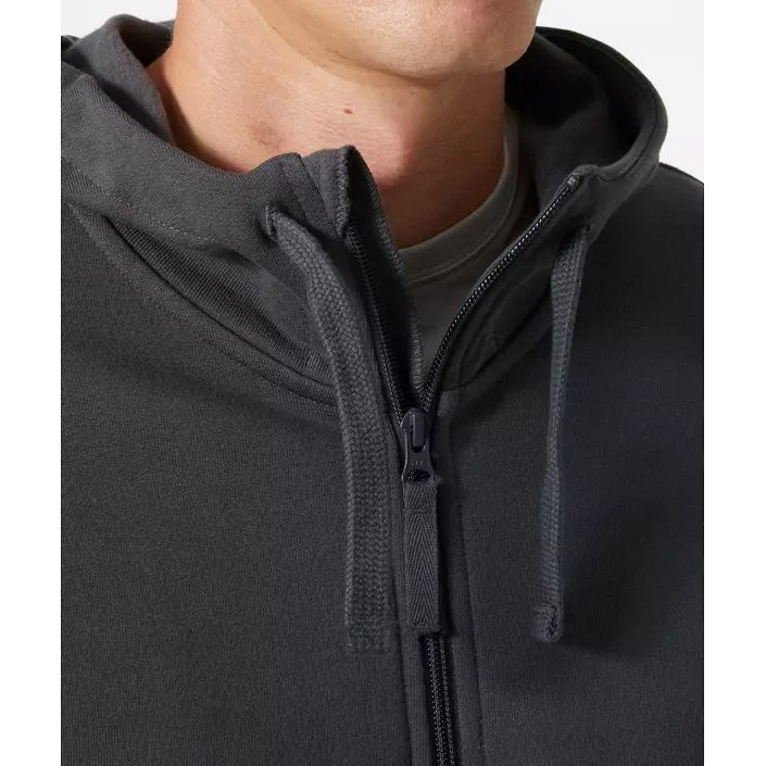 Helly Hansen Classic hoodie with zipper, Dark Grey, large image number 4