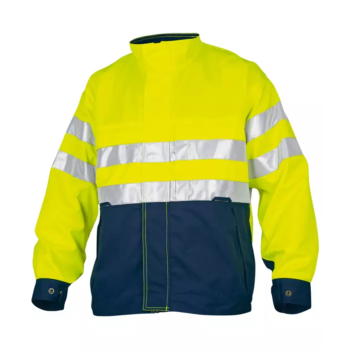 ProJob work jacket 6401, Hi-vis Yellow/Marine, large image number 0