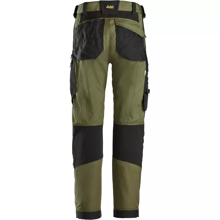 Snickers FlexiWork Arbeitshose 6903, Khaki Green/Black, large image number 1
