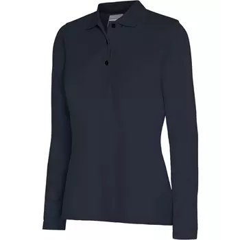 Pitch Stone women's long-sleeved polo shirt, Navy