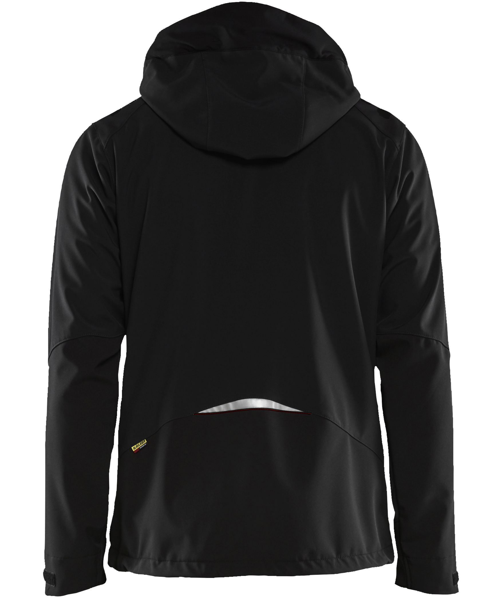 Bl&aring;kl&auml;der softshelljakke, Sort/R&oslash;d, large image number 1