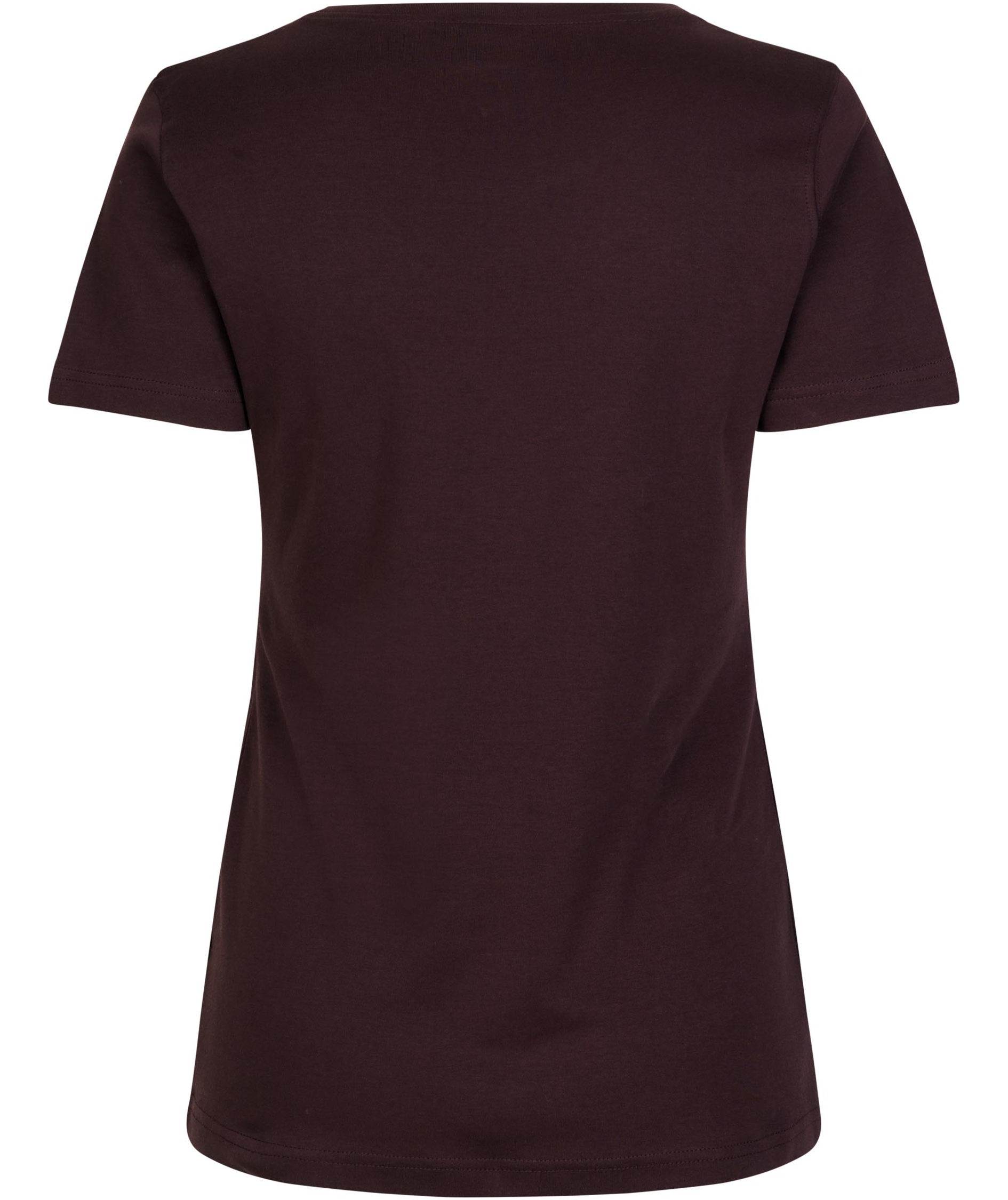 ID Interlock Damen T-Shirt, Dark bourdeaux, large image number 1