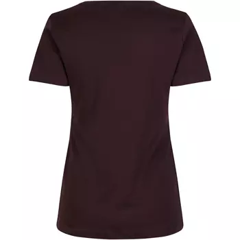 ID Interlock Damen T-Shirt, Dark bourdeaux