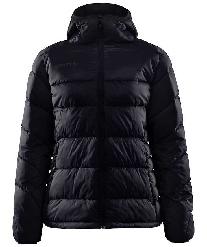 Craft Core Explore quiltet damejakke, Sort, Sort, swatch