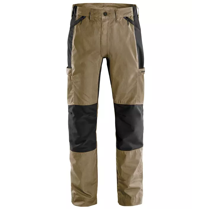 Fristads service trousers 2540 LWR, Khaki/Black, large image number 0