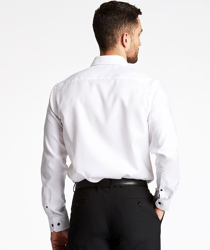 Lindbergh 1927 Signature Modern fit skjorte, Hvid, large image number 3