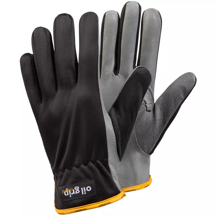 Tegera 6614 work gloves, Black/Grey, large image number 0