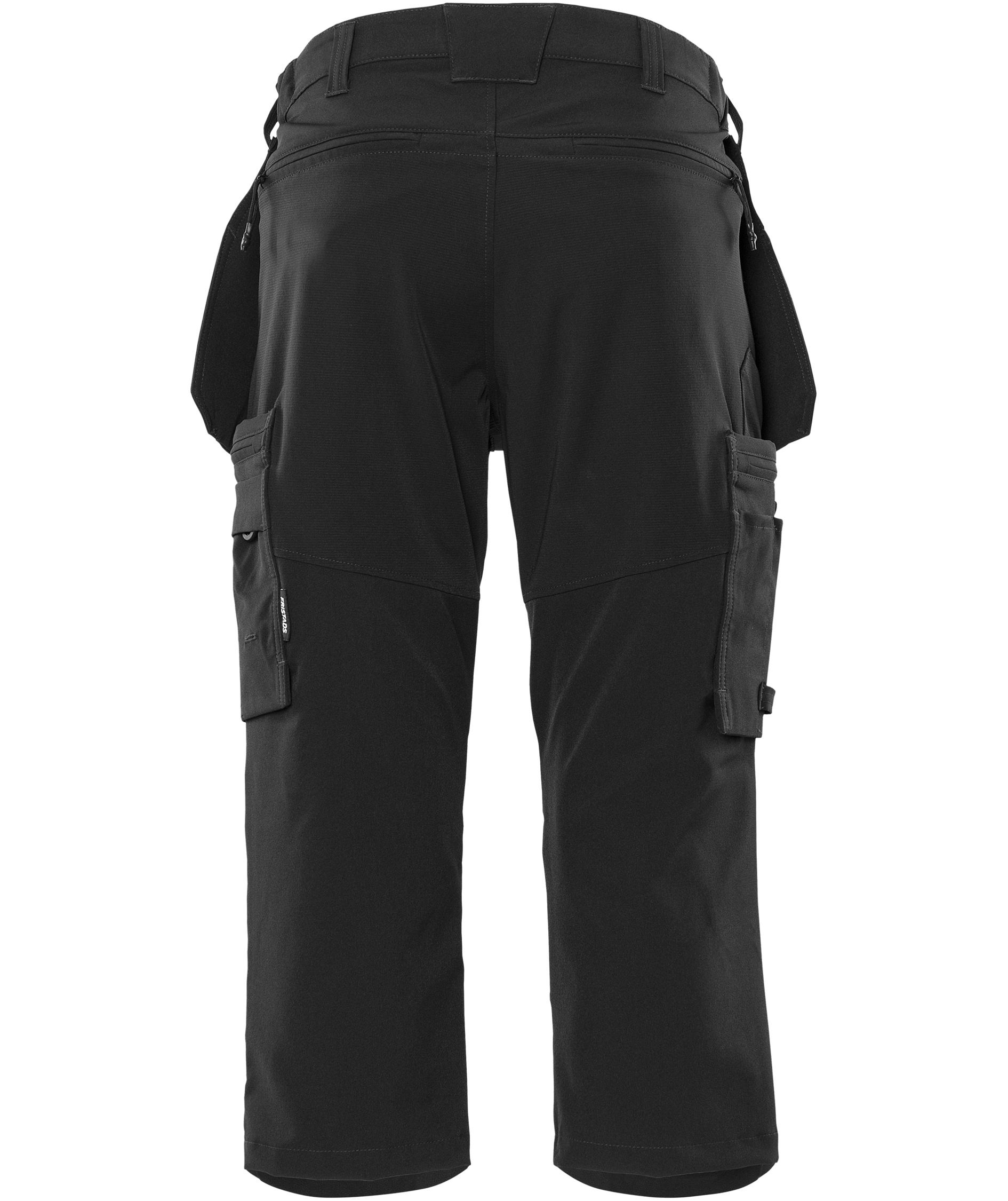 Fristads craftsman knickers 2600 GLWS full stretch, Black, large image number 1