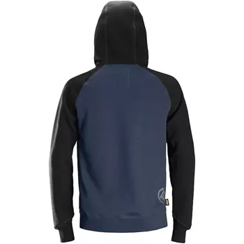 Snickers AllroundWork logo hoodie, Navy/Black