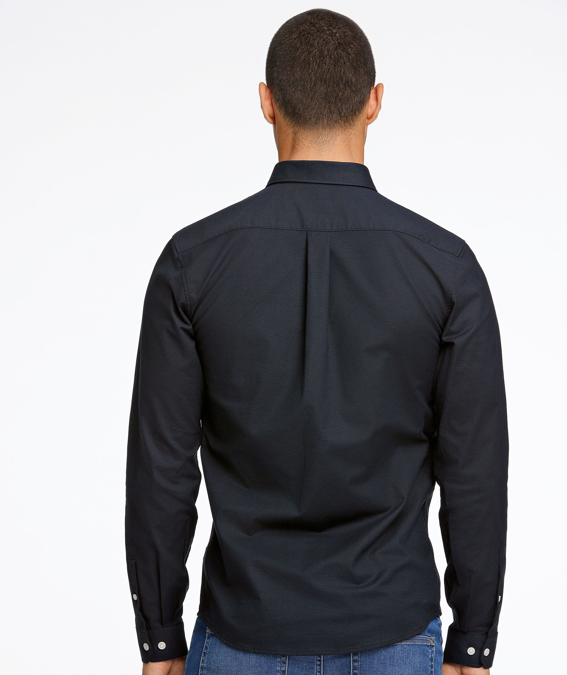 Lindbergh Oxford superflex shirt, Black, large image number 6