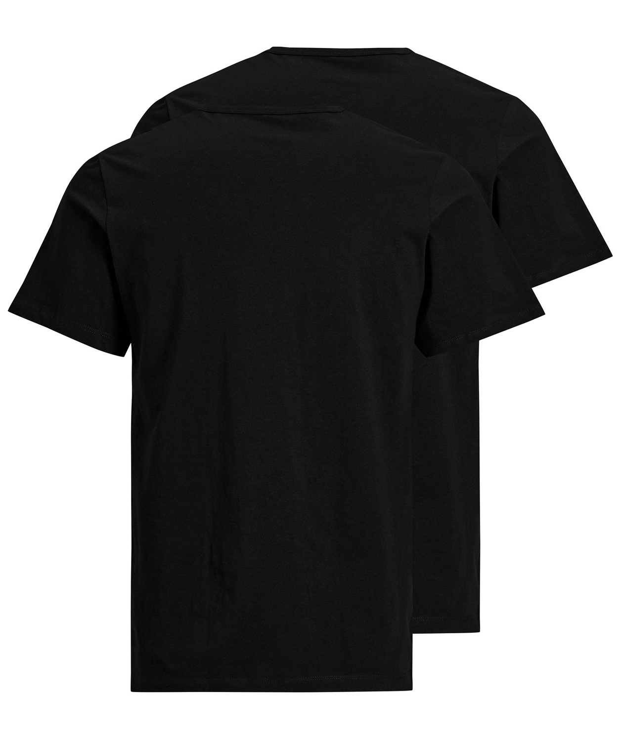 Jack & Jones JABASIC 2-pack kort&auml;rmad undertr&ouml;ja, Svart, large image number 2