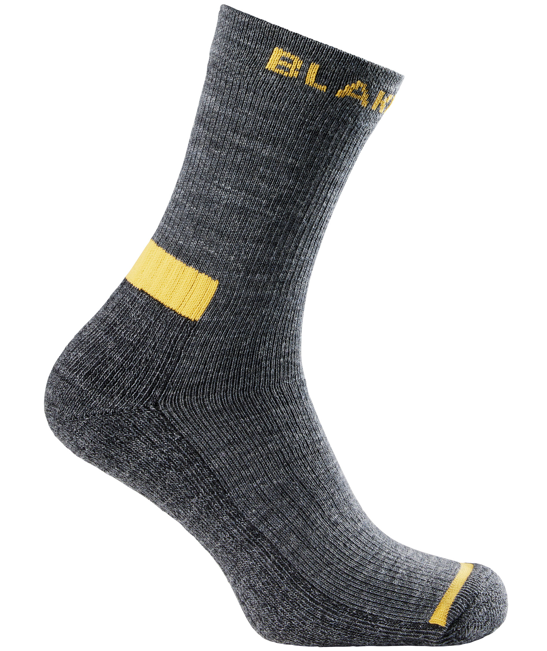 Bl&aring;kl&auml;der str&oslash;mper med uld, Sort melange, large image number 0