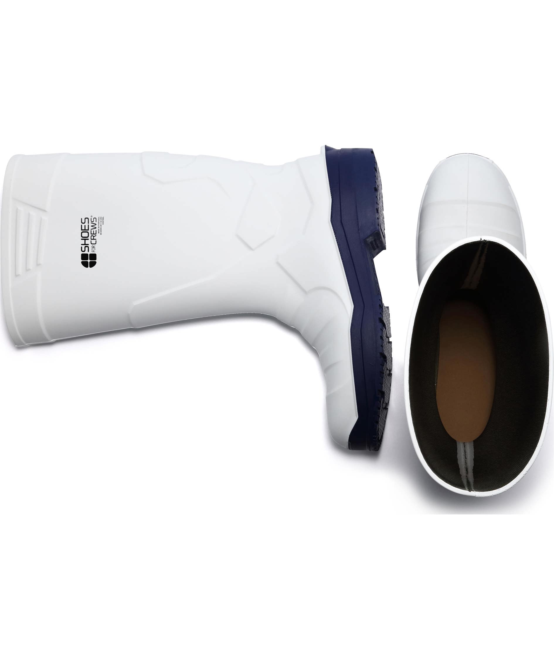 Shoes For Crews Sikkerhedsgummist&oslash;vler S4, Hvid/Bl&aring;, large image number 2