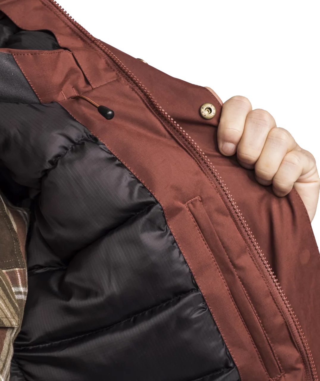 Pinewood V&auml;rnamo padded jakke, Dark Copper, large image number 2