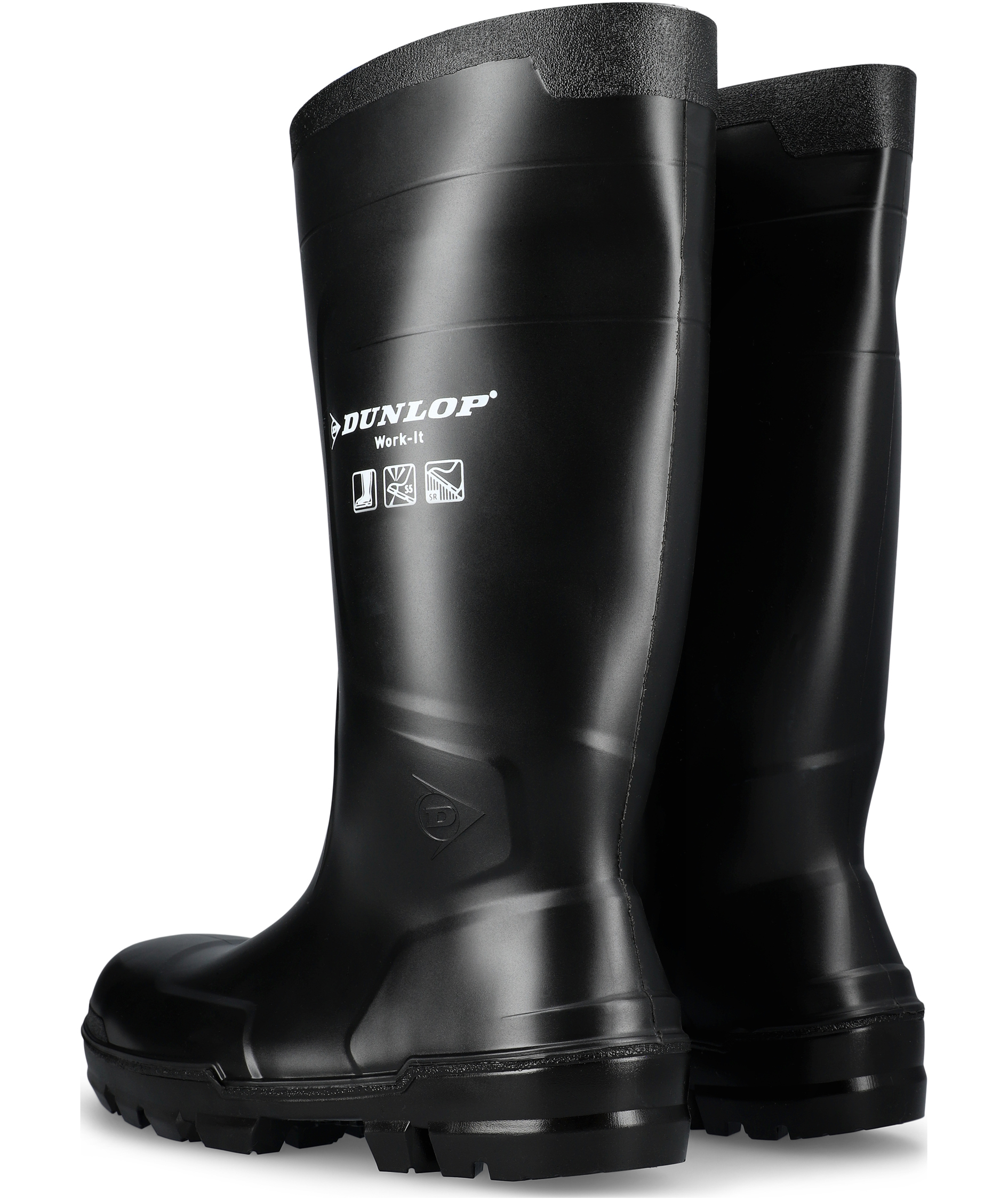 Dunlop Work-IT sikkerhedsgummist&oslash;vler S5, Sort, large image number 4