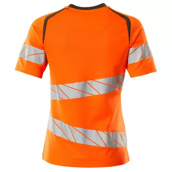 Mascot Accelerate Safe Damen T-Shirt, Hi-Vis Orange/Moosgrün