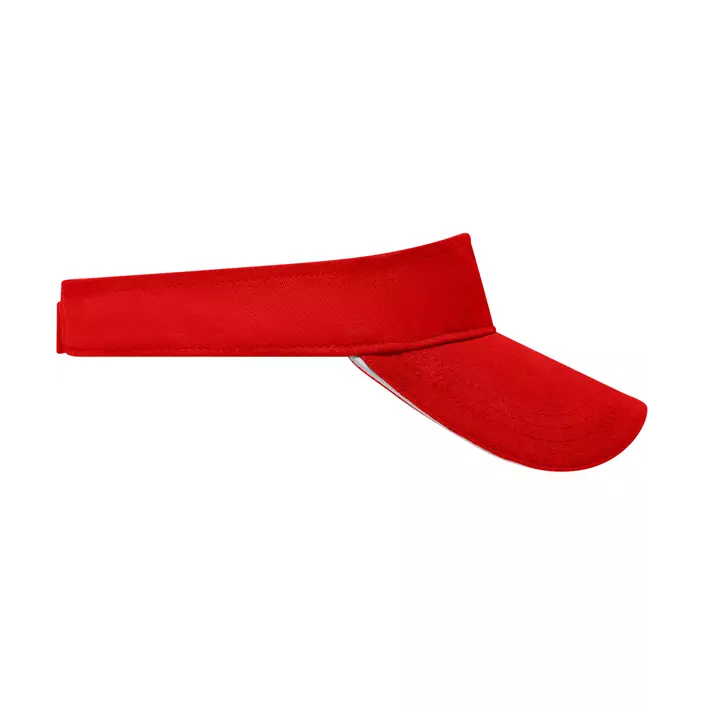 Myrtle Beach Sandwich sunvisor, Red/White, Red/White, large image number 1