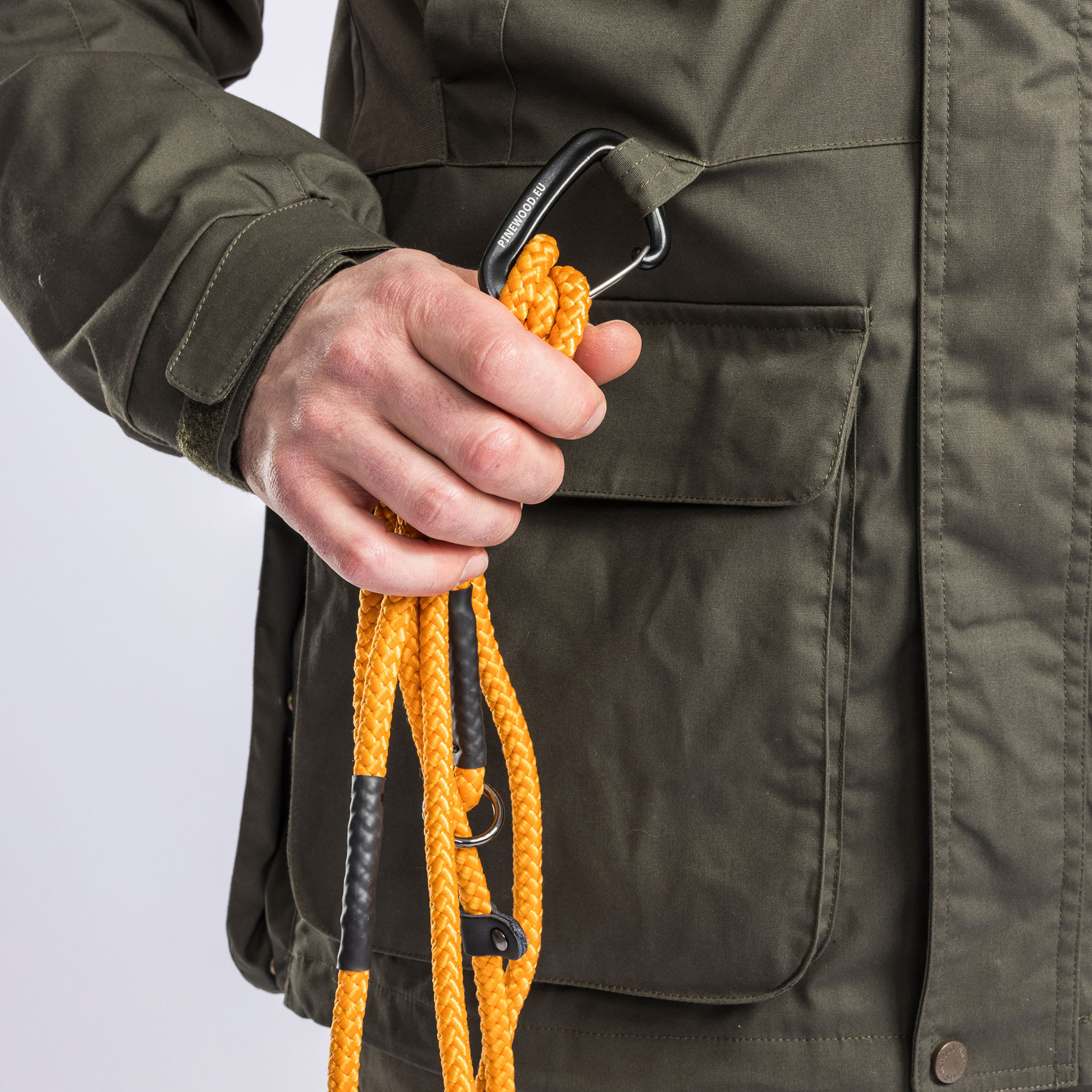 Pinewood Dog Sports Trainer jakke, Moss green, large image number 7